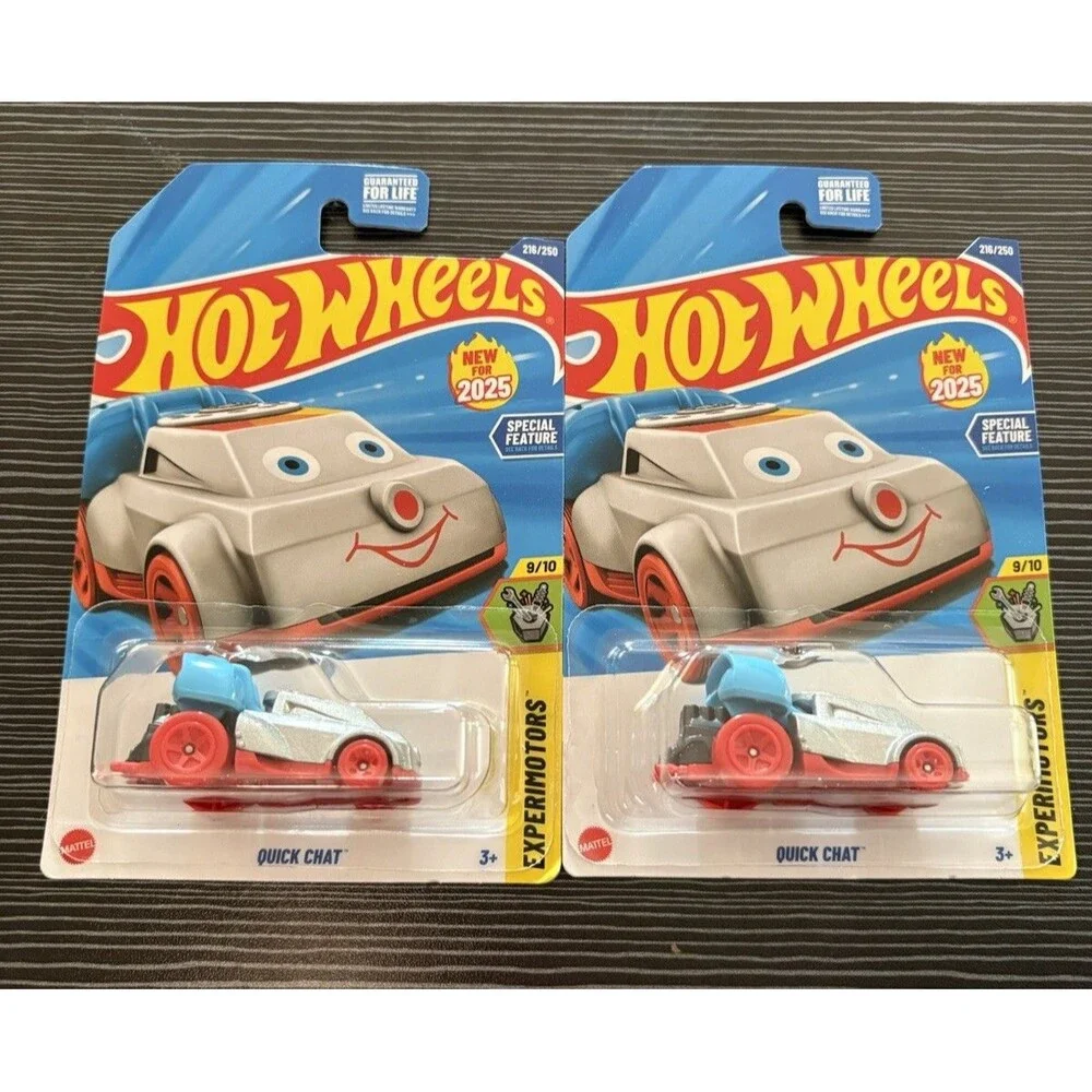 2025 Hot Wheels Quick Chat 216/250 Silver Lot of 2